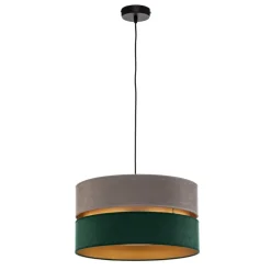 Hængelampe Golden Duo grå/mørkegrøn/guld^Duolla Online