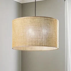 TK Lighting Hængelampe Juta, 1 lyskilde Ø 50 cm