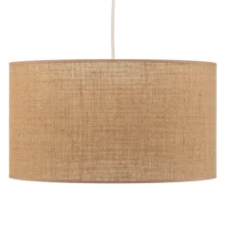 Hængelampe Jute cylinder naturbrun Ø40cm 1 lyskilde.^Duolla Online
