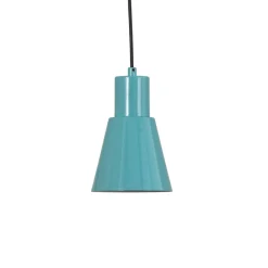 Opviq Hængelampe Konikkem, turkis, metal, Ø 14 cm, E27