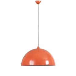 Opviq Hængelampe Kure, orange, metal, Ø 60 cm, E27