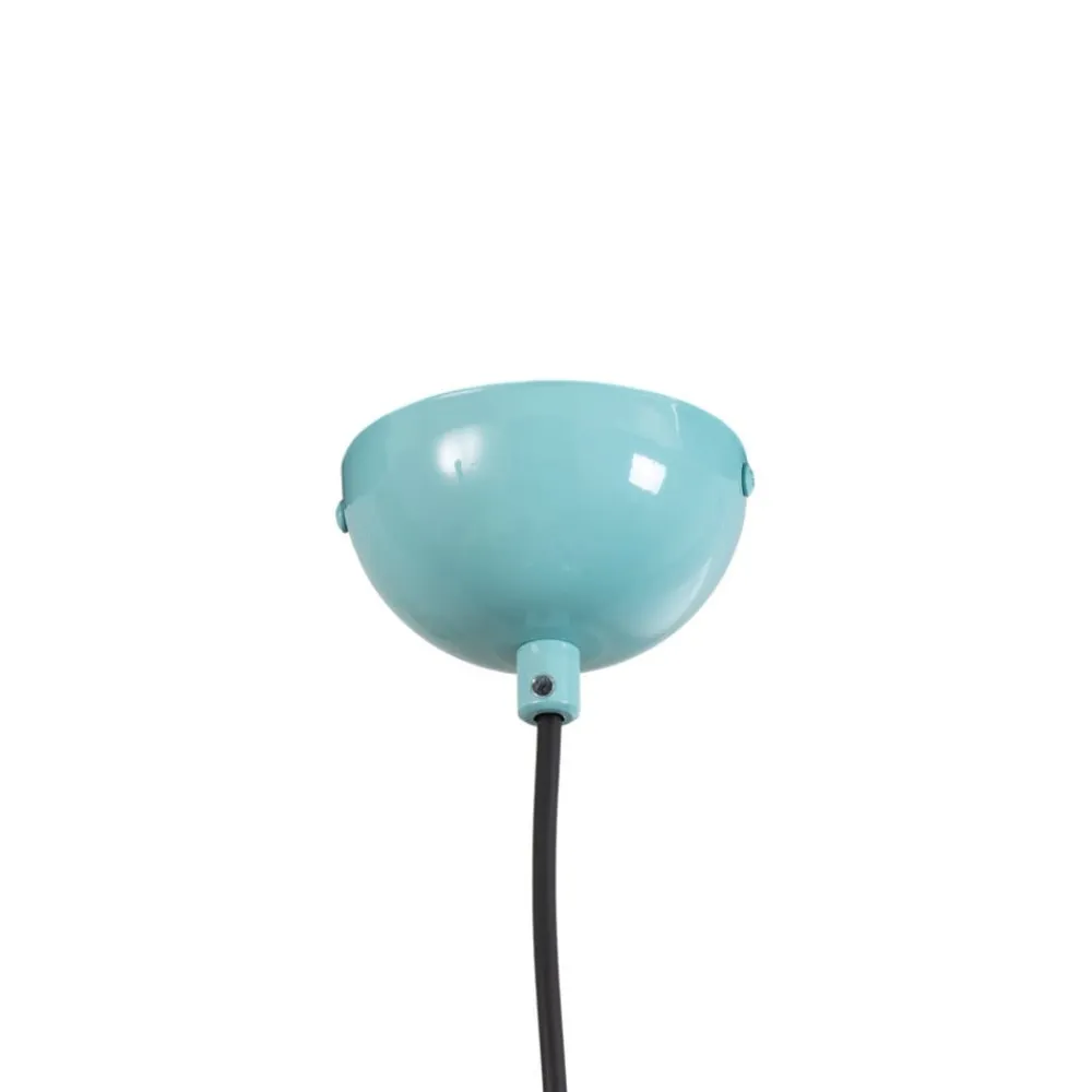 Opviq Hængelampe Kure, turkis, metal, Ø 60 cm, E27