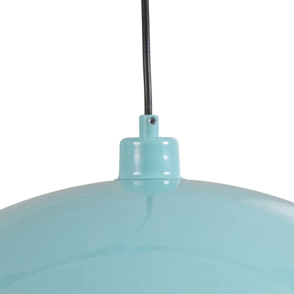 Opviq Hængelampe Kure, turkis, metal, Ø 60 cm, E27