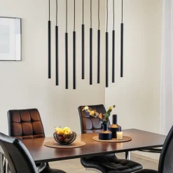 Nowodvorski Lighting Pendellamper>Hængelampe Laser med 10 lyskilder, sort