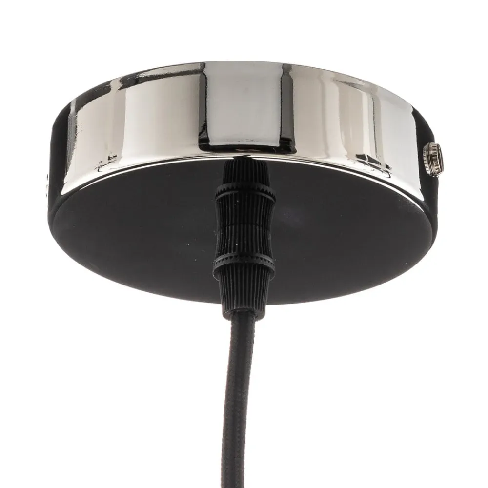 Lamkur Pendellamper>Hængelampe Leana, glas klar, 1 lyskilde, krom