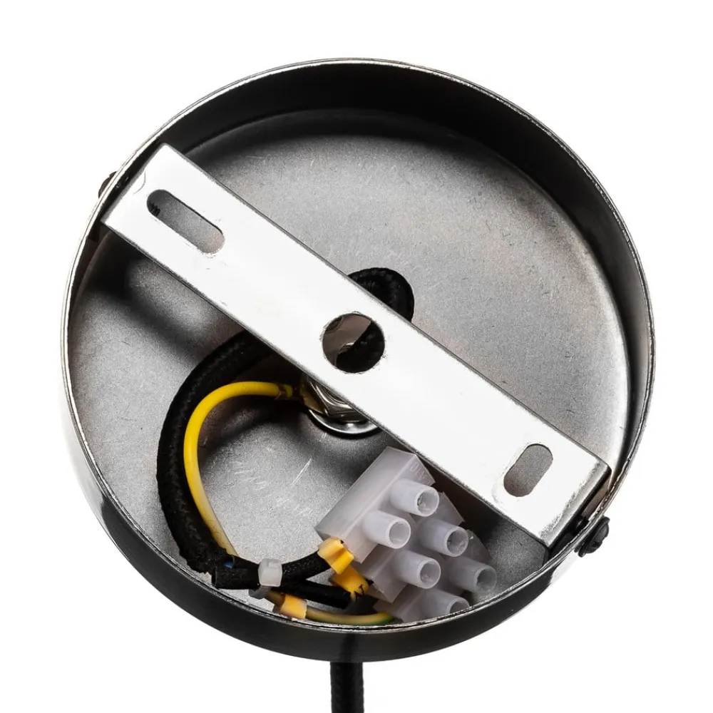 Lamkur Pendellamper>Hængelampe Leana, glas klar, 1 lyskilde, krom