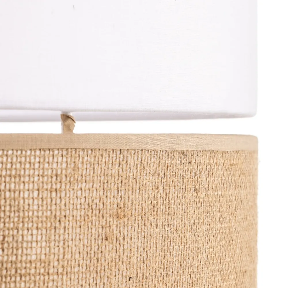 Hængelampe Linobianco med jute^TK Lighting Outlet