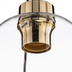 Hængelampe Marco Green, 6 lyskilder klar/grøn/brun^TK Lighting Sale