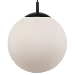TK Lighting Hængelampe Maxi, Ø 30 cm, 1 lyskilde, glasskærm