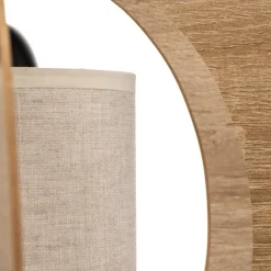 SIGMA Hængelampe Modern C M med trælameller Ø 50 cm