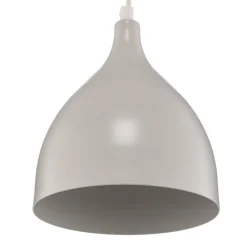 Hængelampe Nanu i metal lysegrå 1 lyskilde^Luminex Best