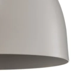 Hængelampe Nanu i metal lysegrå 1 lyskilde^Luminex Best