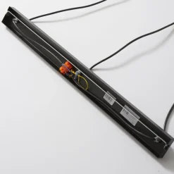 Luminex Hængelampe Noak 3-flammet lang sort/naturtræ