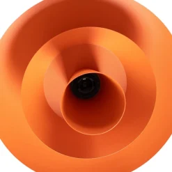 Luminex Hængelampe Plato, orange, metal, Ø 38 cm, E27