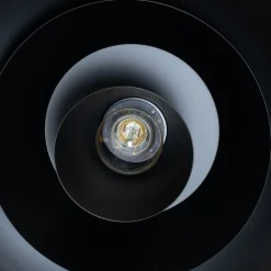 Luminex Hængelampe Plato, sort, metal, Ø 38 cm, E27