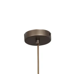 Hængelampe Plato, titanfarvet, metal, Ø 38 cm, E27^Luminex New