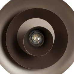 Hængelampe Plato, titanfarvet, metal, Ø 38 cm, E27^Luminex New