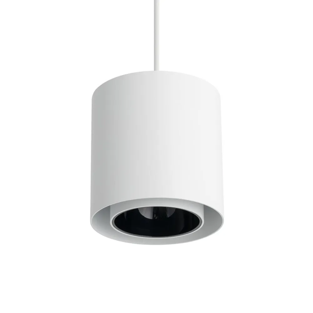 Nowodvorski Lighting Hængelampe Point Duo, hvid, stål, Ø 13 cm, GU10