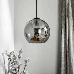 Hængelampe Polaris, spejlet glas, røget^Nowodvorski Lighting Discount