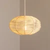 Nowodvorski Lighting Pendellamper>Hængelampe RATTAN, Ø 40 cm, naturbrun, Rattan, E27