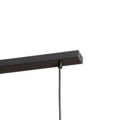 SIGMA Hængelampe Rif 3, antracit, 3 lyskilder, lineær, stål