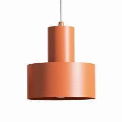 SIGMA Hængelampe Rif 3, teglrød, 3 lyskilder, lineær, stål