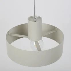 Hængelampe Rif M, taupe, 1 lyskilde, Ø 25 cm, stål^SIGMA