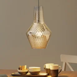 AILATI Hængelampe Romeo 130 cm sølvmetallic