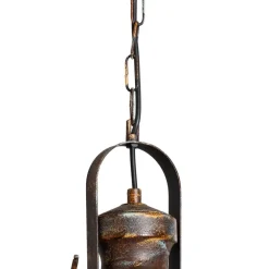 Opviq Hængelampe Saglam, 1 lyskilde, antik messing, Ø 30 cm, metal