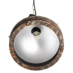 Opviq Hængelampe Saglam, 1 lyskilde, antik messing, Ø 30 cm, metal