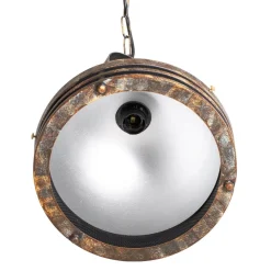 Opviq Hængelampe Saglam, 1 lyskilde, antik messing, Ø 30 cm, metal