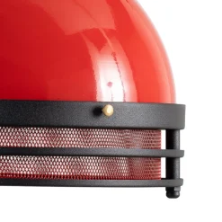 Opviq Hængelampe Saglam 3762, rød/sort, jern, Ø 32 cm