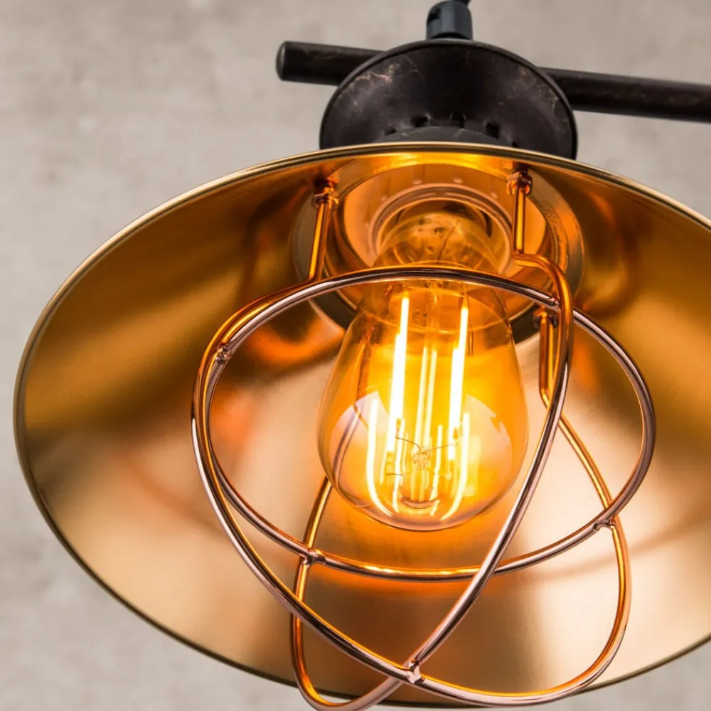 ORION Pendellamper>Hængelampe Shanta i rå kobber med to lyskilder