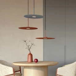 Nowodvorski Lighting Hængelampe Simone, stål, umbrablå, Ø 40 cm, GX53