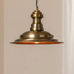 Opviq Hængelampe Sivani MR-637, antik guld, metal, Ø 39 cm