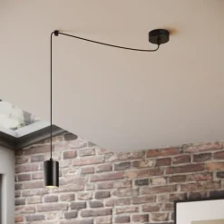 Hængelampe Speed, sort, 1 lyskilde^EMIBIG LIGHTING