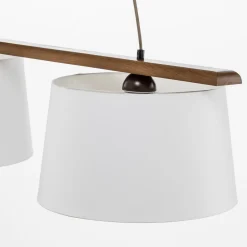 Hængelampe Sweden, 2 lyskilder, rustik eg^Lamkur Hot