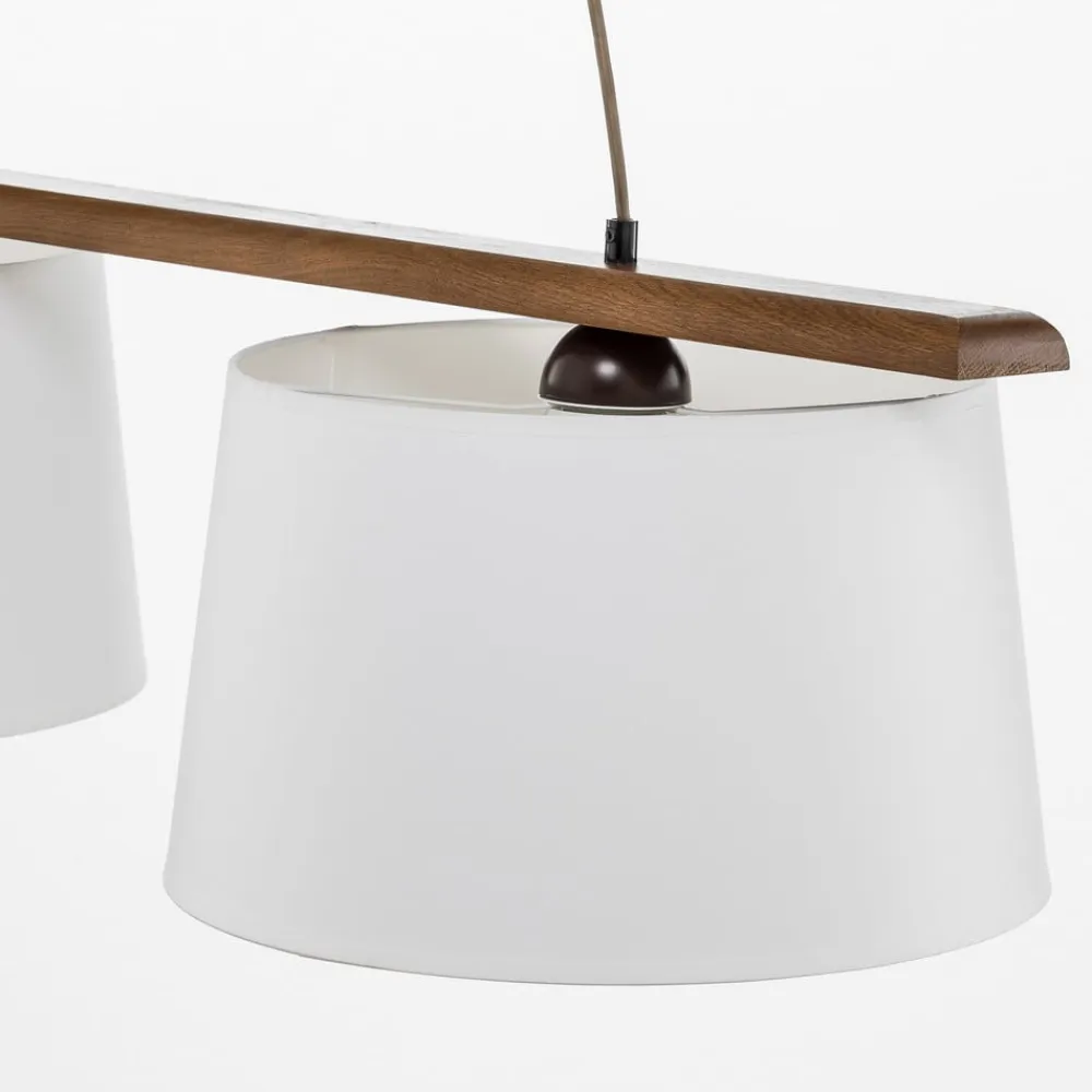 Hængelampe Sweden, 2 lyskilder, rustik eg^Lamkur Hot