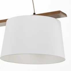 Hængelampe Sweden, 2 lyskilder, rustik eg^Lamkur Hot