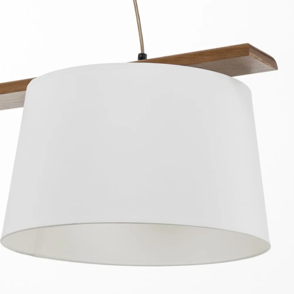 Hængelampe Sweden, 2 lyskilder, rustik eg^Lamkur Hot