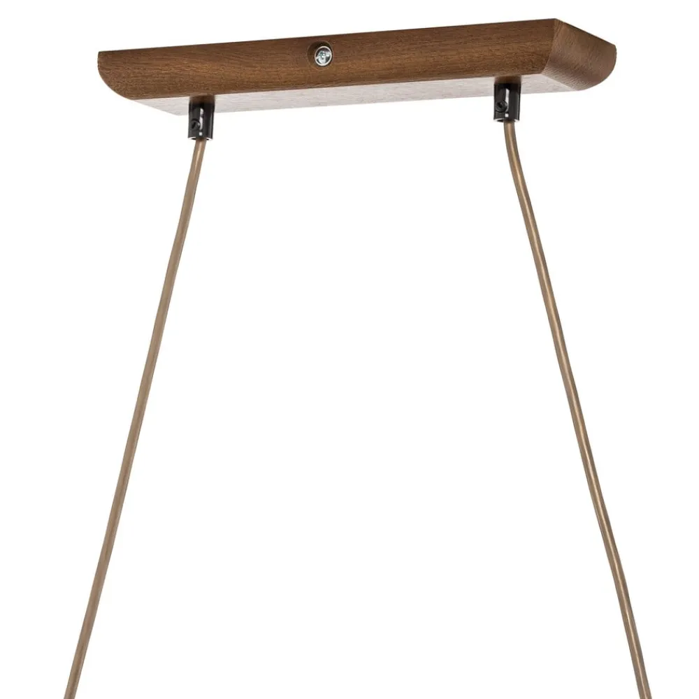 Hængelampe Sweden, 2 lyskilder, rustik eg^Lamkur Hot