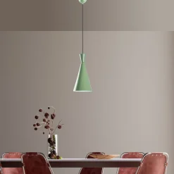 Hængelampe Tom, mintgrøn, metal, Ø 19 cm, E27^Opviq Sale