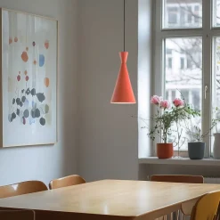 Opviq Hængelampe Tom, orange, metal, Ø 19 cm, E27