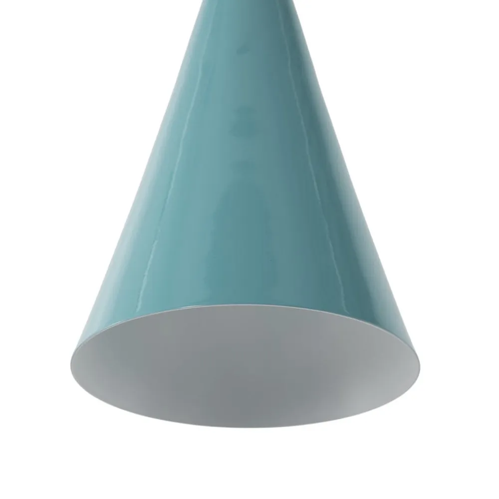 Opviq Hængelampe Tom, turkis, metal, Ø 19 cm, E27