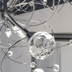 Hængelampe Trilly i krom med krystaller^ONLI Discount