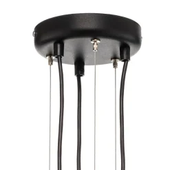 ALDEX Hængelampe Tubo, sort, 6 lyskilder