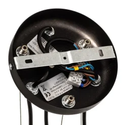 ALDEX Hængelampe Tubo, sort, 6 lyskilder