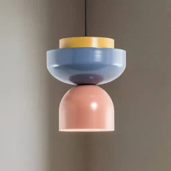 hængelampe Ulia, koral/blå/gul^ALDEX Discount