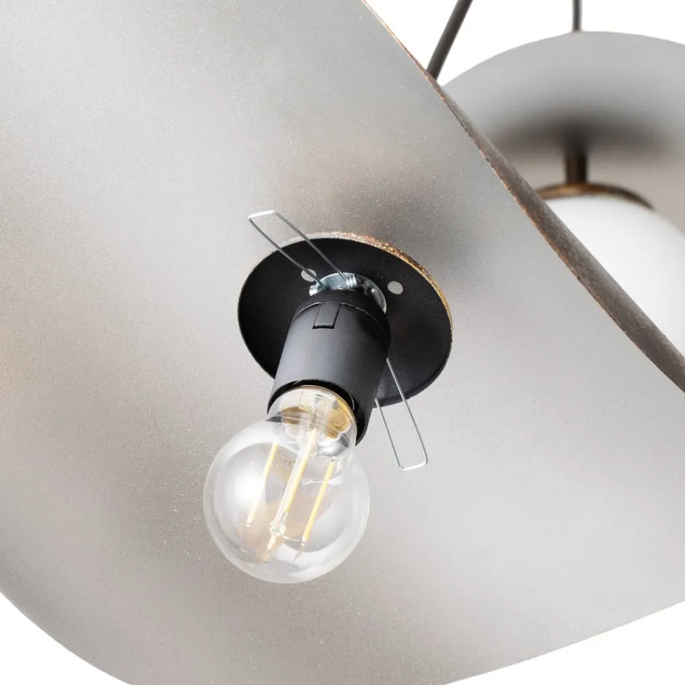 Opviq Hængelampe Vatoz, 3 lyskilder, sort, Ø 50 cm, metal