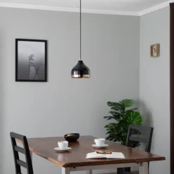 Opviq Hængelampe Yildo 6866 1 lyskilde Ø17cm sort/kobber